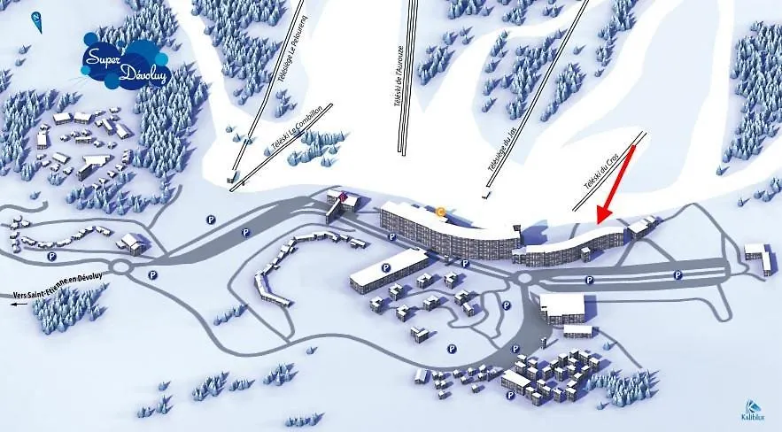 Appart T2 A Superdevoluy Au Pied De Piste 0*,